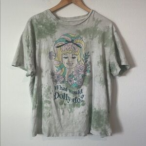 Dolly Parton Graphic Tie-Dye T-Shirt M/L